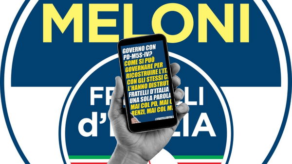 Gli arzigogoli social di Giorgia Meloni per non citare Lega e Forza Italia