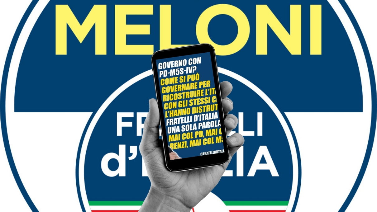 Gli arzigogoli social di Giorgia Meloni per non citare Lega e Forza Italia article-post
