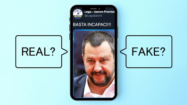 No, il profilo Twitter della Lega non ha detto che Salvini è un incapace