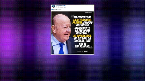 Se Massimo Boldi diventa l’idolo di Fratelli d’Italia