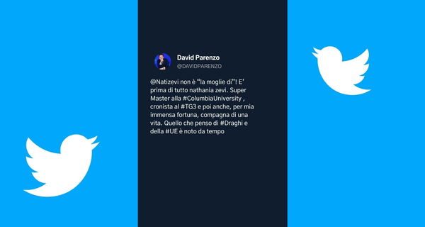 Per Libero Nathania Zevi è prima «moglie di David Parenzo» e poi possibile portavoce di Mario Draghi