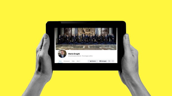 La pagina Facebook di Mario Draghi che non è di Mario Draghi