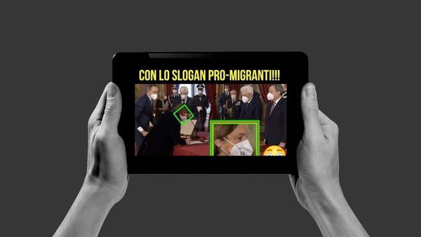 La bufala della mascherina di Luciana Lamorgese messa in giro da account che sostengono la Meloni