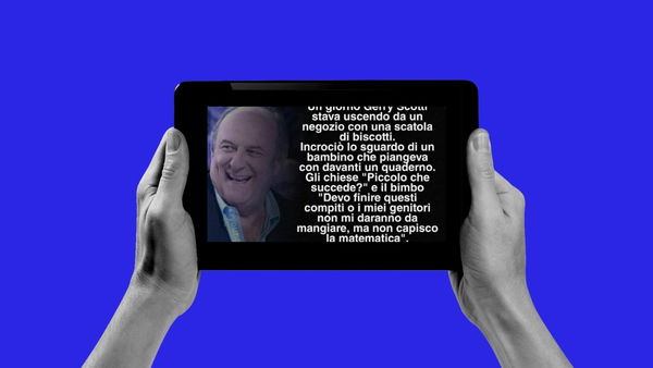L’impennata di ricerche su Gerry Scotti per quel meme bufala sul biscotto a Mario Draghi
