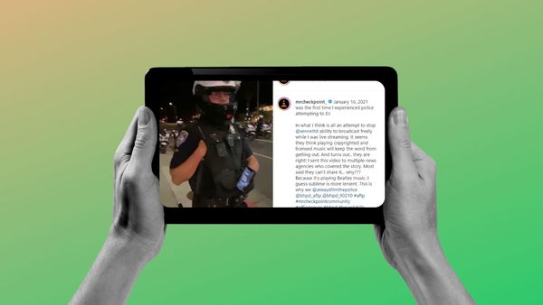 Come la polizia di Beverly Hills sfrutta il copyright per non finire sui social