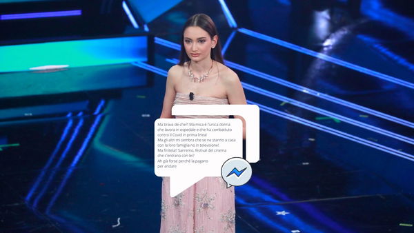 I più di mille like al commento su Alessia Bonari che dice: «Brava de che? Che c’entra con Sanremo e festival del cinema?»