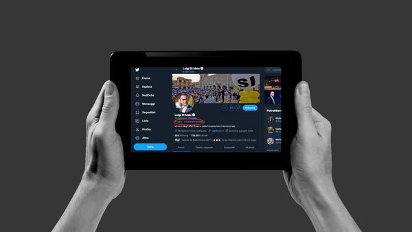 Cos’è l’etichetta “funzionario di Stato” che compare sull’account Twitter di Di Maio