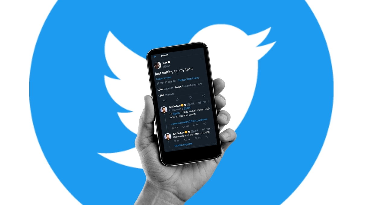 Il primo tweet del fondatore di Twitter venduto per 3 milioni di dollari article-post