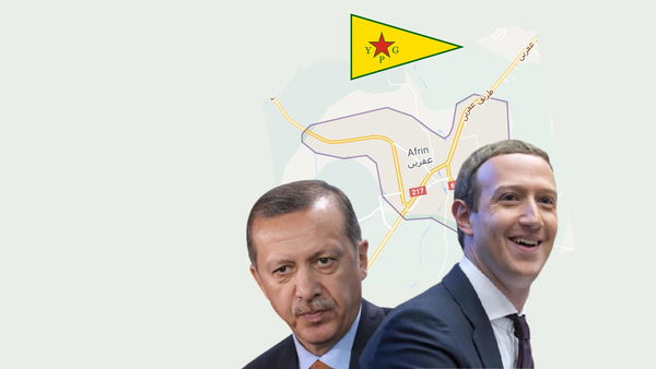 Come Facebook ha assecondato le richieste della Turchia di silenziare la pagina dell’YPG