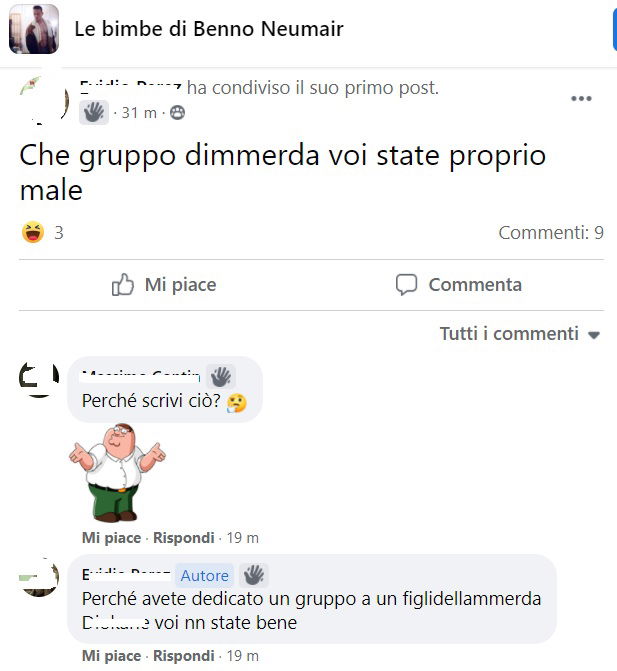 bimbe di benno neumair