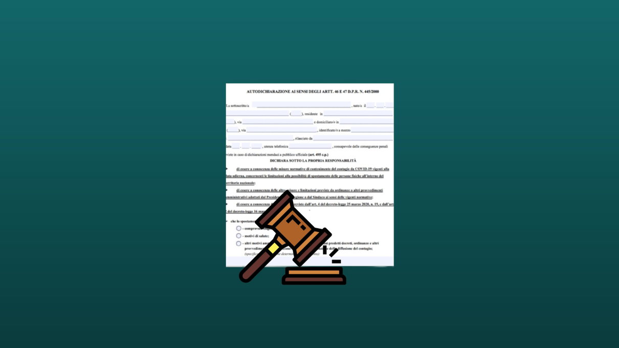 Ma davvero l’autocertificazione non conta nulla, come dice il tribunale di Reggio Emilia? article-post