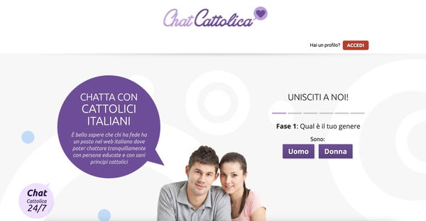 L’ipocrisia della piattaforma chatcattolica.it