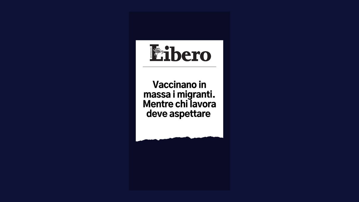 Nessuna corsia preferenziale per vaccinare i migranti mentre gli italiani aspettano article-post