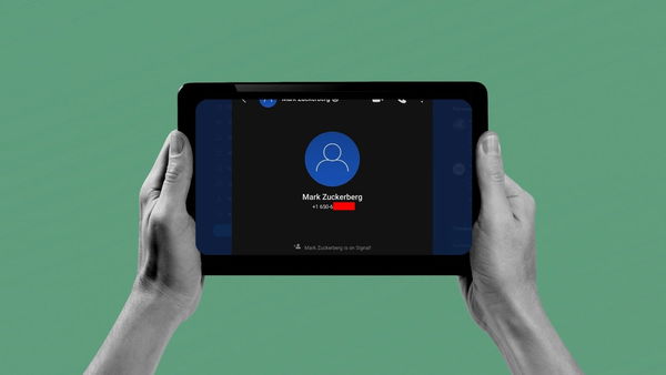 Quanto sia esilarante che Mark Zuckerberg sia su Signal lo sottolinea Signal stesso