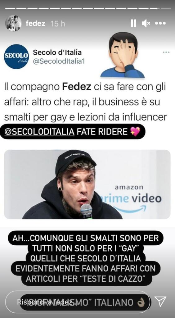 Fedez contro Secolo d'Itala