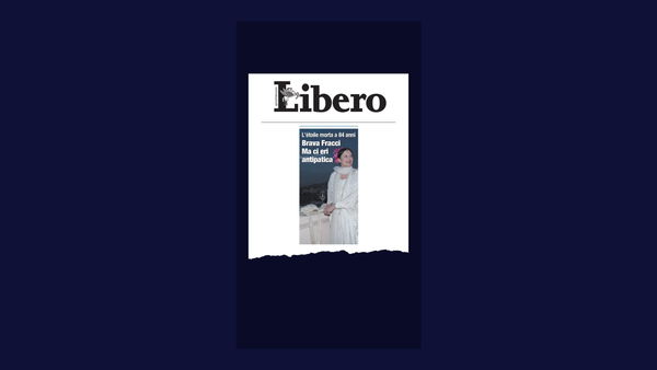 Libero ci tiene a farci sapere che Carla Fracci gli stava antipatica