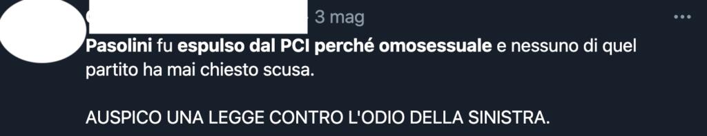 Pasolini espulso dal PCI perché omosessuale