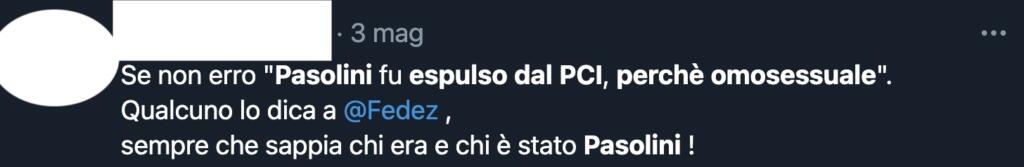 Pasolini espulso dal PCI perché omosessuale