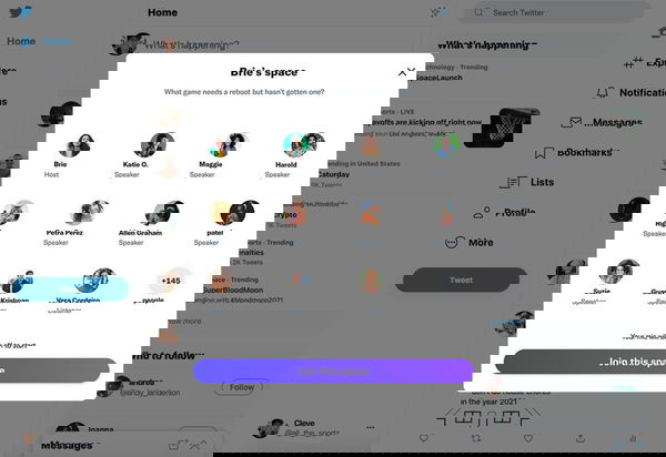 I Twitter Spaces ora sono disponibili anche da desktop