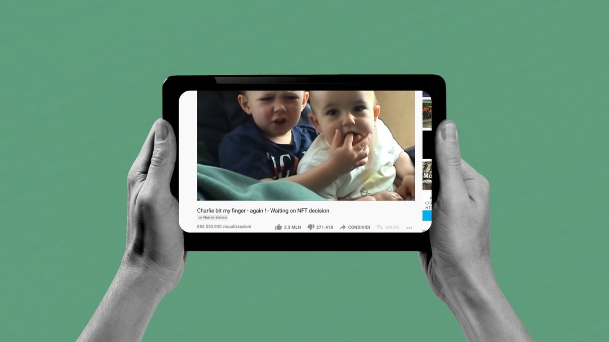 Il video di Charlie Bit My Finger, venduto come NFT, è ancora disponibile article-post