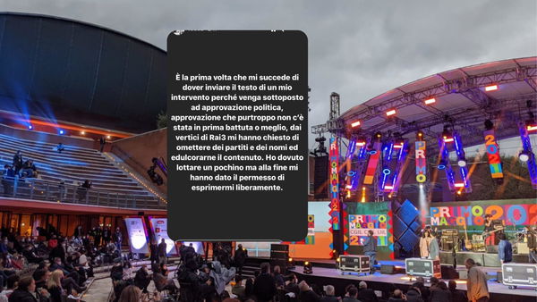 Fedez ha confermato che Raitre non aveva approvato la prima versione del suo discorso al Primo Maggio