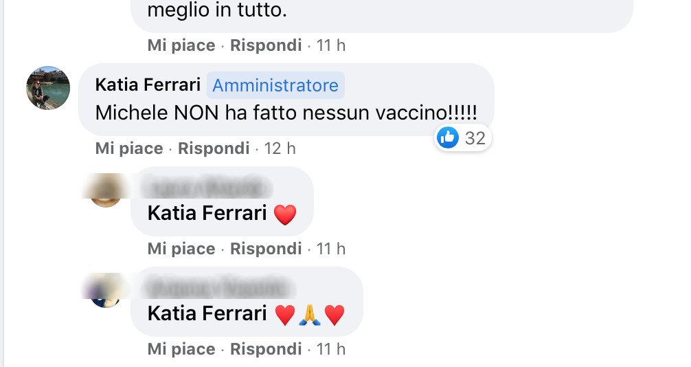 no-vax e Michele Merlo