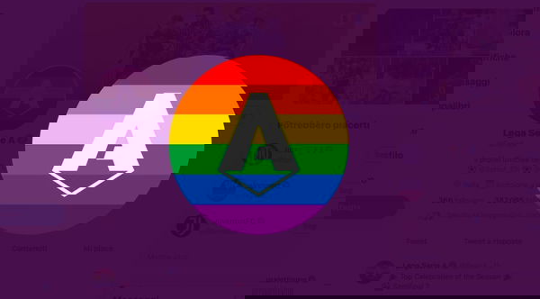 Il complotto sul logo arcobaleno della Lega Serie A che sembra un simbolo massonico