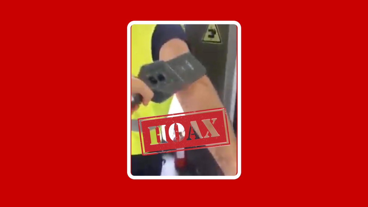 Il video bufala della guardia giurata con il metal detector che suona sulle persone vaccinate article-post