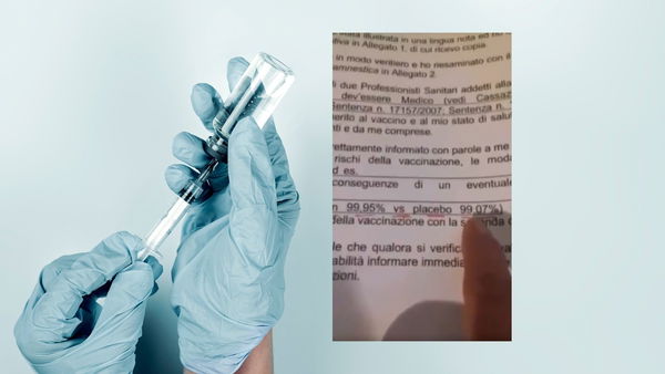 I complottisti stanno facendo girare un falso modulo per il consenso informato al vaccino Pfizer