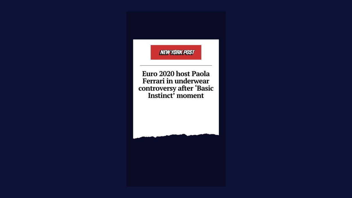 Il New York Post acchiappa i click trattando la notizia (vecchia) sul video di Paola Ferrari article-post