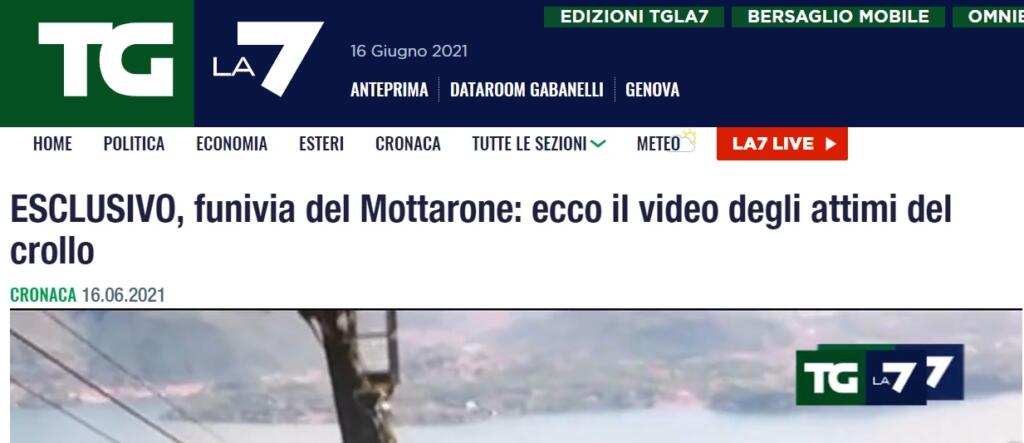 video funivia mottarone