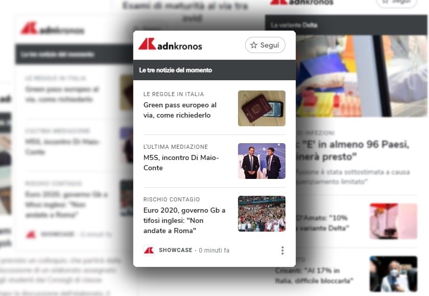 Adnkronos è la prima agenzia italiana in Google Showcase: «Daremo la nostra impronta» article-post