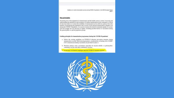Quelli che condividono il documento OMS che “sconsiglia vaccinazioni di massa” senza saper leggere