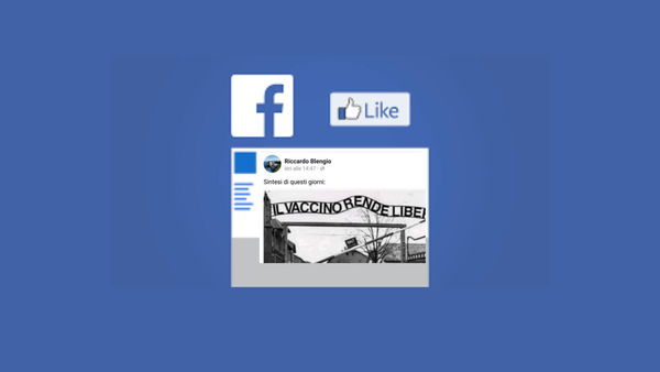 Un altro post su Facebook con l’ingresso di Auschwitz, stavolta è il vicesindaco: «Il vaccino rende liberi»