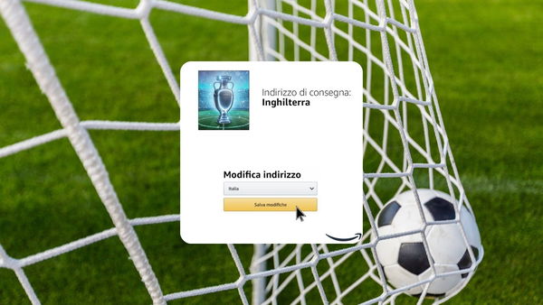 Il post di Amazon Italia per celebrare la vittoria degli azzurri è vero al 100%