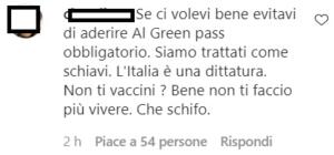 commenti green pass salvini