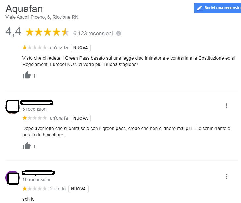 commenti negativi aquafan