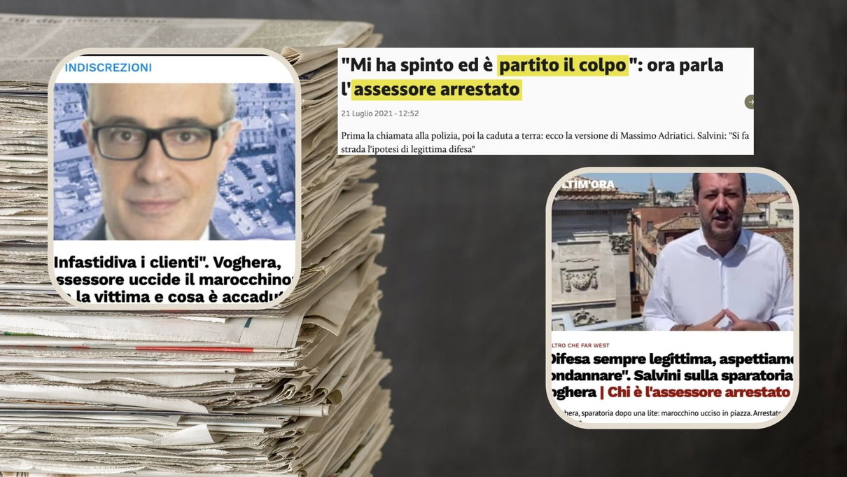 La narrazione morbida che i giornali di destra danno dei fatti di Voghera article-post