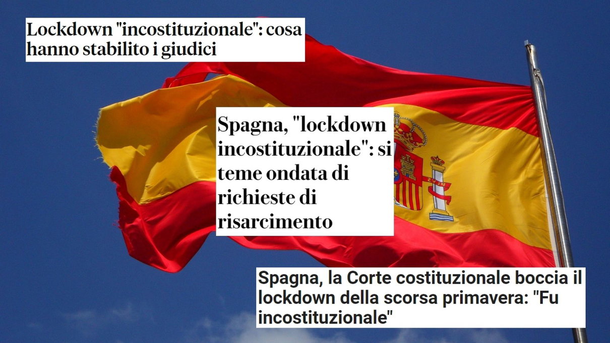 No, non è vero che in Spagna il lockdown è stato definito incostituzionale article-post