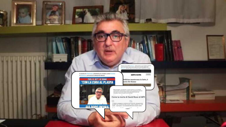 I no vax riescono a speculare anche sulla morte di De Donno definendola «un mistero come Ustica» I no vax riescono a speculare anche sulla morte di De Donno definendola «un mistero come Ustica»