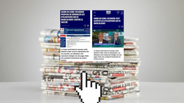 Un paio di aggiunte al titolo e la bufala su Facebook che permette di segnalare i no vax è servita Un paio di aggiunte al titolo e la bufala su Facebook che permette di segnalare i no vax è servita