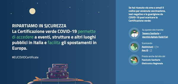 Da oggi si potrà recuperare l’authcode per il Green Pass anche online