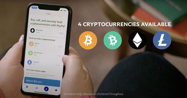 I britannici potranno acquistare e vendere criptovalute con PayPal