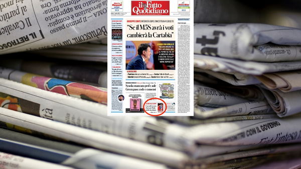 I successi olimpici dell’Italia risicati in un “boxino” a fondo pagina sul Fatto Quotidiano