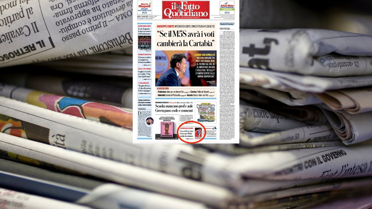 I successi olimpici dell’Italia risicati in un “boxino” a fondo pagina sul Fatto Quotidiano article-post