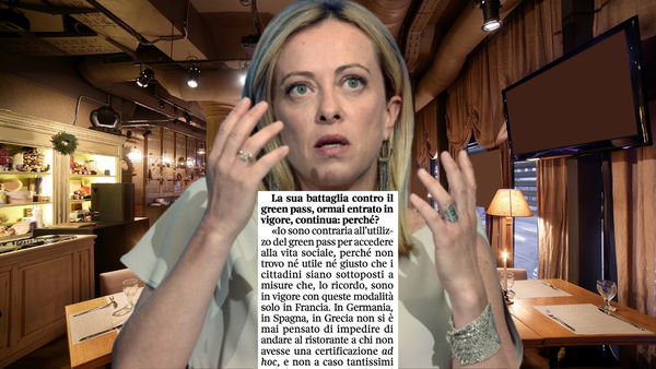 A Giorgia Meloni non far sapere che anche in altri Paesi il green pass devi far vedere