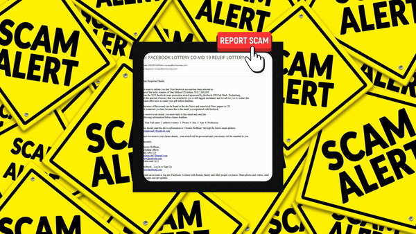 No, non c’è alcuna lotteria Covid-19 di Facebook (e tu non hai vinto un milione di dollari)