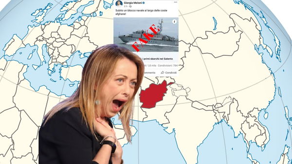 No, Giorgia Meloni non ha mai chiesto il «blocco navale al largo delle coste afgane»