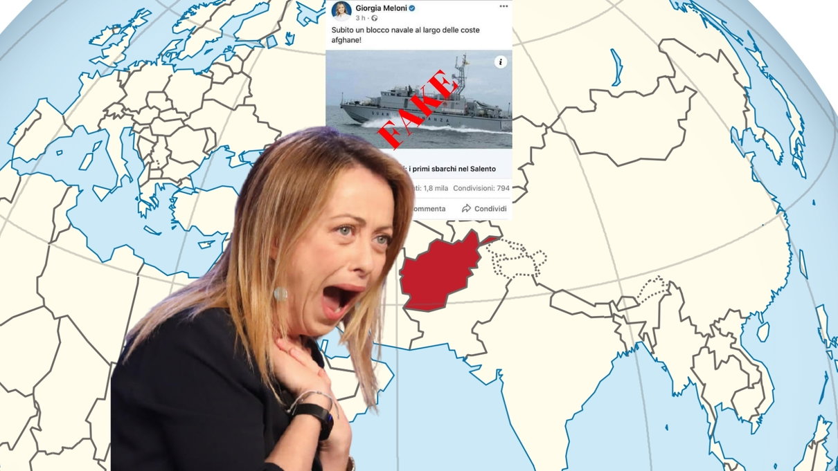 No, Giorgia Meloni non ha mai chiesto il «blocco navale al largo delle coste afgane» article-post