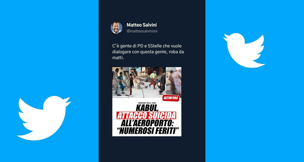 Scusa Salvini, ma quando mai Pd e M5S hanno voluto dialogare con l’Isis-K? article-post